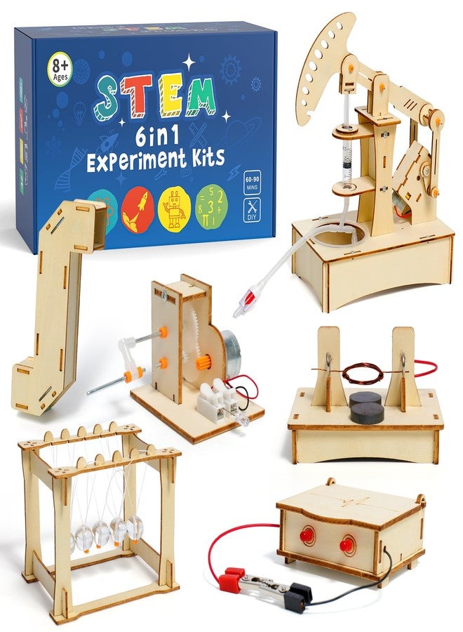 ADUSRIZ STEM Science Kits for Kids Ages 8-12, Wood Arts and Craft Kits for Boys 6-8, Wooden 3D Puzzles, STEM Toys for Boys Girls Age 8-12 5-7 8 10 12 13 14 Gift Idea. - Image 1